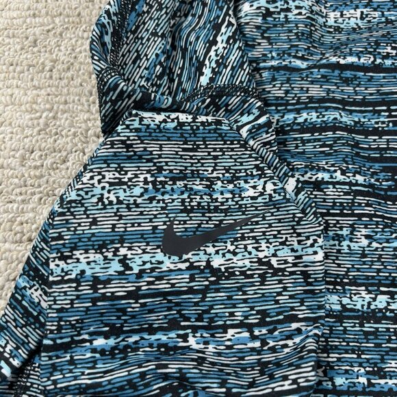 Nike Pro Dri-Fit 1/4 Zip Shirt Blue Black Women’s Size Small - Picture 7 of 9